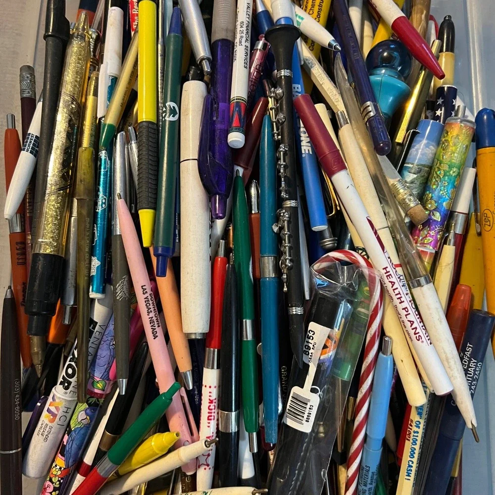 Vintage Advertising Pen Lot Salt Lake Olympics Effexor Novelty Boulder CO  100+